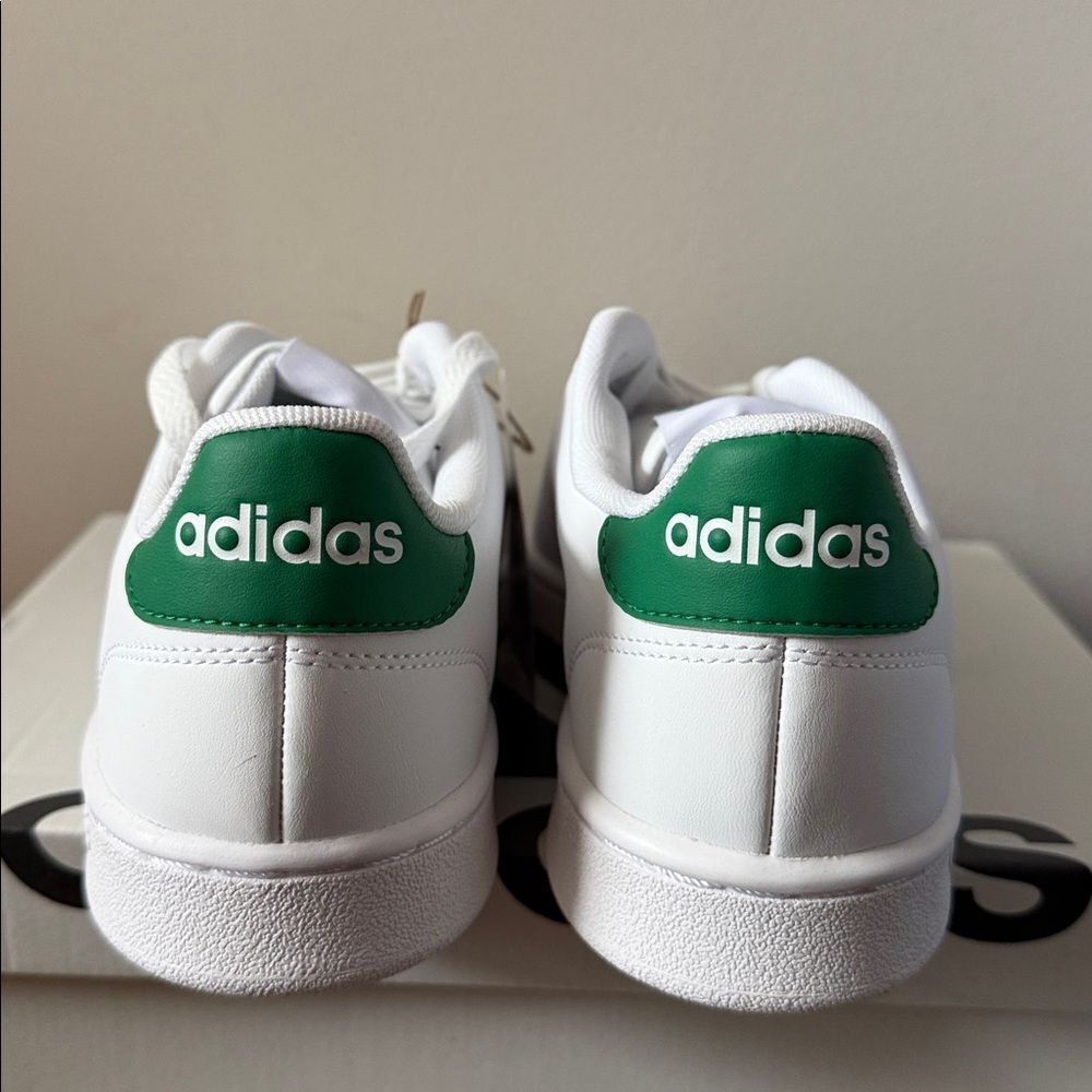Adidas Advantage White Green GZ5300 Men’s Size 7 - Picture 4 of 6